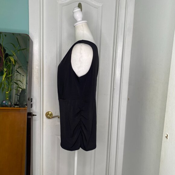 NWT Lane Bryant Black Fits That Flatter One Shoulder Spandex Top Size 14/16 #300 - Picture 4 of 12